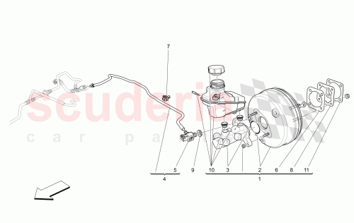 Part Diagram for Maserati 670006653
