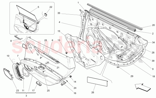 Part Diagram for Maserati 673006733