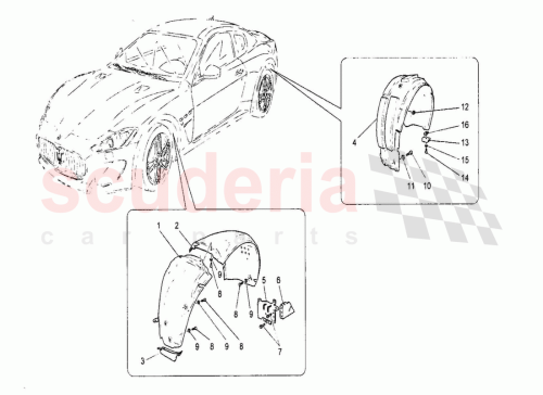 Part Diagram for Maserati 80093600