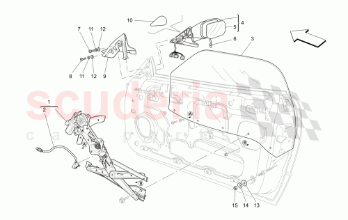 Part Diagram for Maserati 66137900