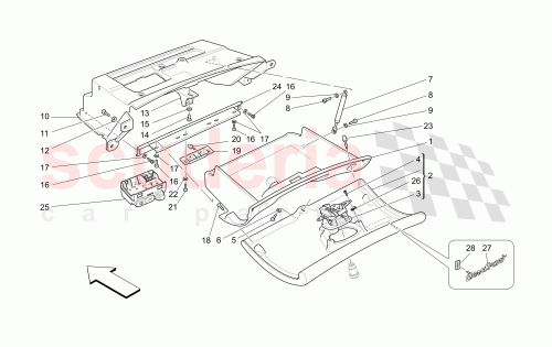 Part Diagram for Maserati 69825130