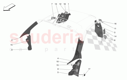 Part Diagram for Maserati 670167211