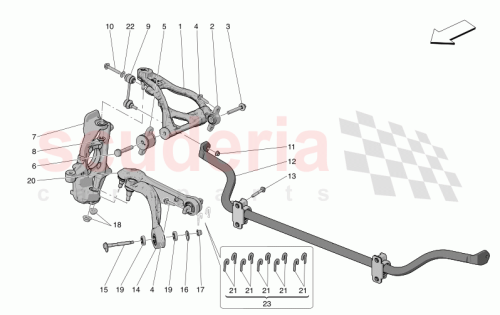Part Diagram for Maserati 670181110