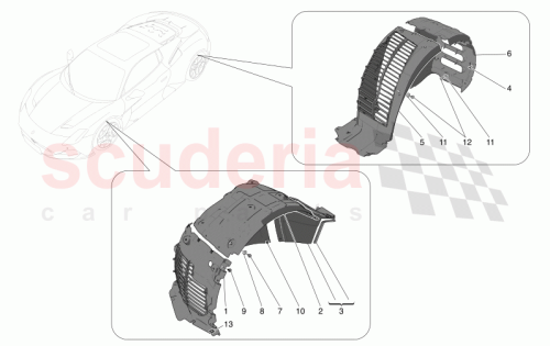 Part Diagram for Maserati 670308445