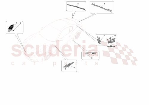 Part Diagram for Maserati 670217214