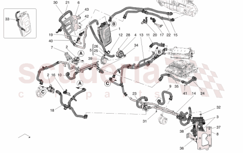 Part Diagram for Maserati 670216782