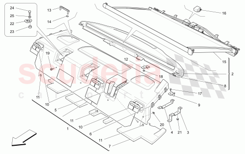 Part Diagram for Maserati 670042903
