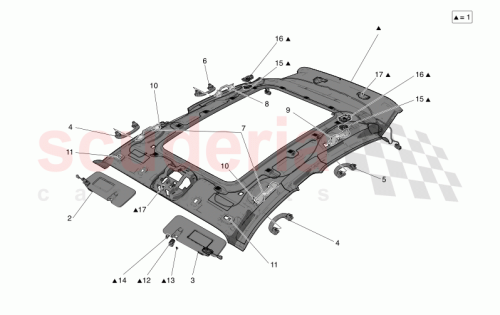 Part Diagram for Maserati 670269407
