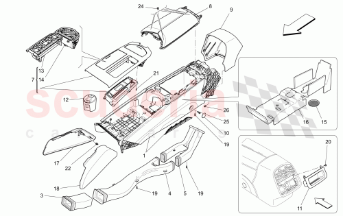 Part Diagram for Maserati 673010486