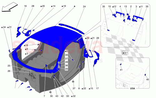 Part Diagram for Maserati 670162247