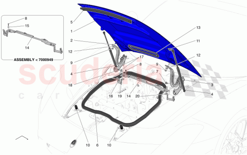 Part Diagram for Maserati 670158236
