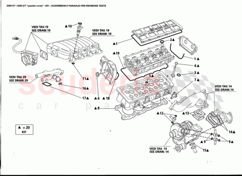 Part Diagram for Maserati 14454080