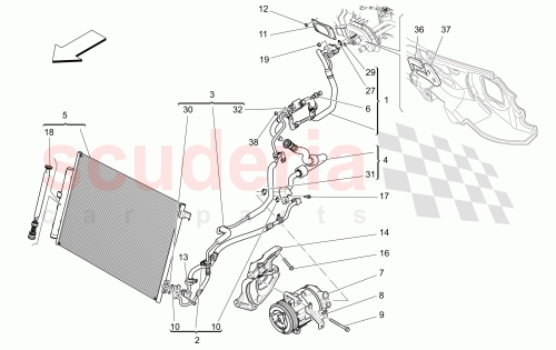 Part Diagram for Maserati 670033082