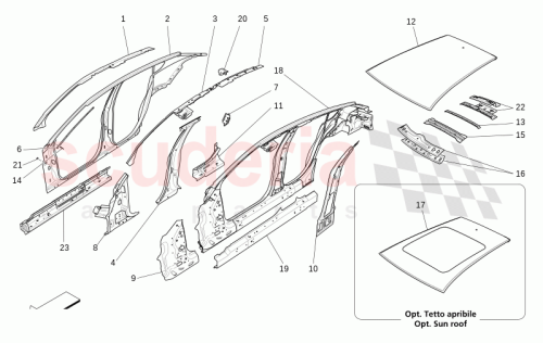 Part Diagram for Maserati 670170655