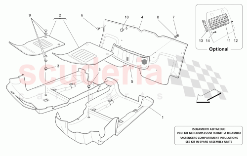 Part Diagram for Maserati 67512604
