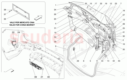 Part Diagram for Maserati 670075429