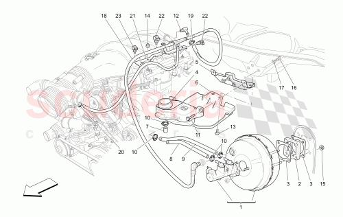 Part Diagram for Maserati 13432270