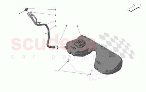 Part Diagram for Maserati 675001696