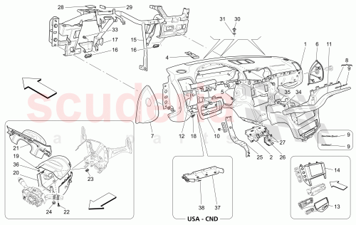 Part Diagram for Maserati 85236448