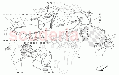 Part Diagram for Maserati 330328400