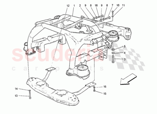 Part Diagram for Maserati 244175
