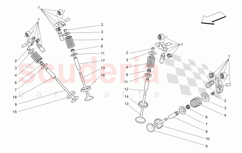 Part Diagram for Maserati 287554