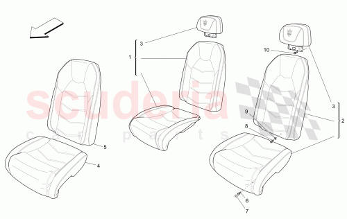 Part Diagram for Maserati 956772849