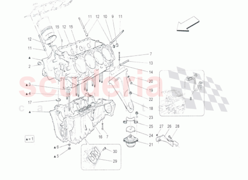 Part Diagram for Maserati 219800