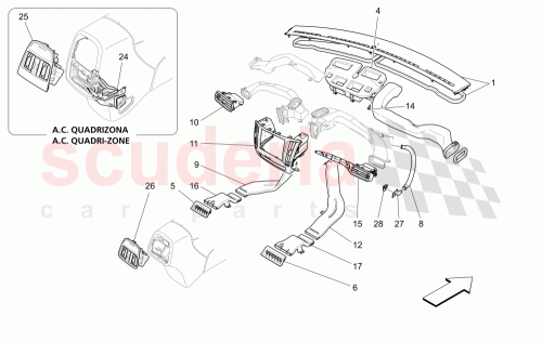 Part Diagram for Maserati 670032805
