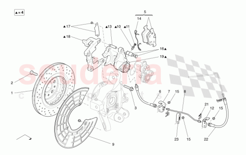 Part Diagram for Maserati 673014530
