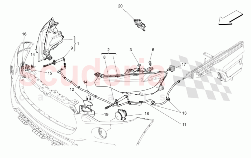 Part Diagram for Maserati 670034642