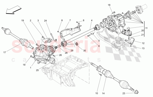Part Diagram for Maserati 670033030