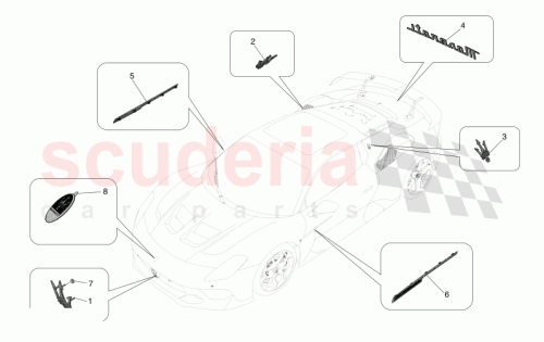 Part Diagram for Maserati 670354803