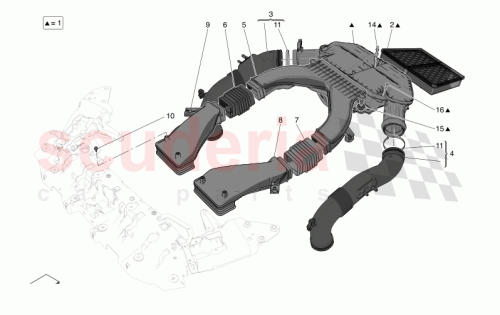 Part Diagram for Maserati 675001967