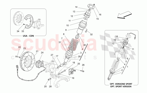 Part Diagram for Maserati 183586