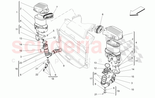 Part Diagram for Maserati 670001591