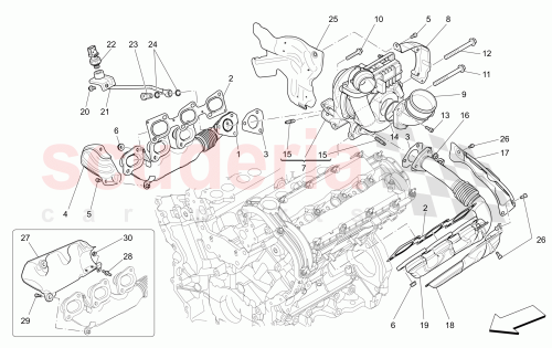Part Diagram for Maserati 46328252
