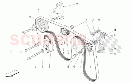Part Diagram for Maserati 336201