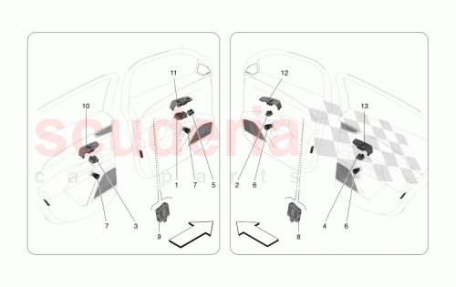 Part Diagram for Maserati 670271955