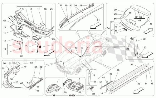 Part Diagram for Maserati 670040716