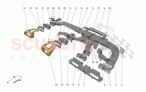 Part Diagram for Maserati 670183277