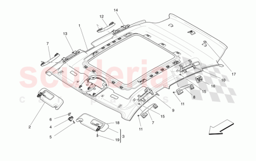 Part Diagram for Maserati 670041973