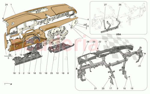 Part Diagram for Maserati 670168050