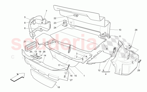 Part Diagram for Maserati 87627606