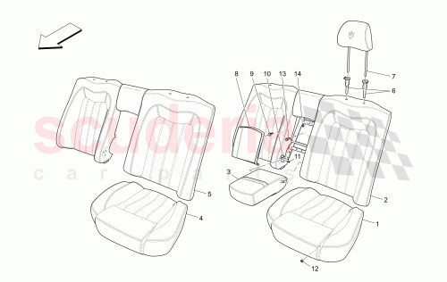 Part Diagram for Maserati 968124832