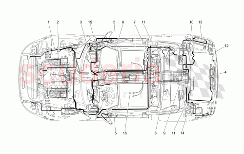 Part Diagram for Maserati 214704