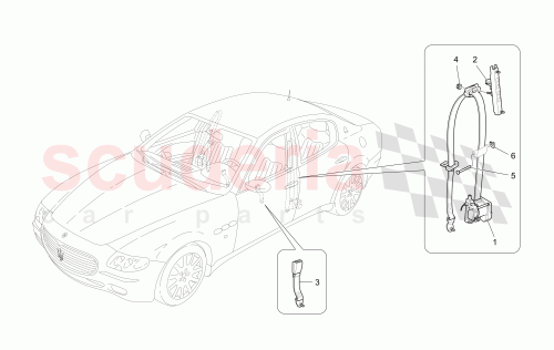Part Diagram for Maserati 67307091