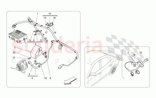 Part Diagram for Maserati 307119