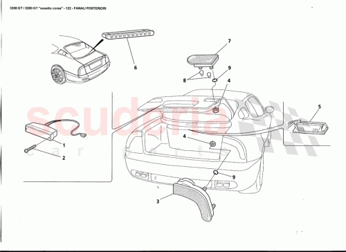 Part Diagram for Maserati 383100147