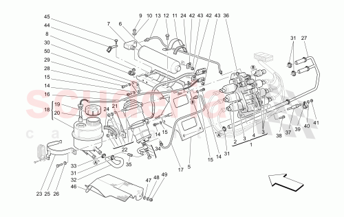 Part Diagram for Maserati 10441390